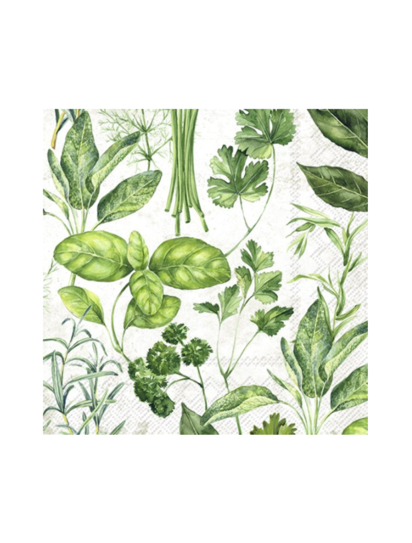 Variety of Herbs Lunch Napkins 20pk