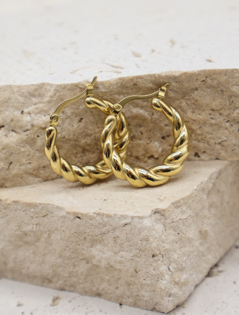 Rope Hoops Gold Small