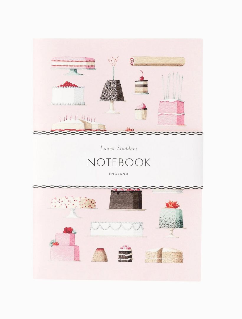 Laura Stoddart A5 Notebook Cakes