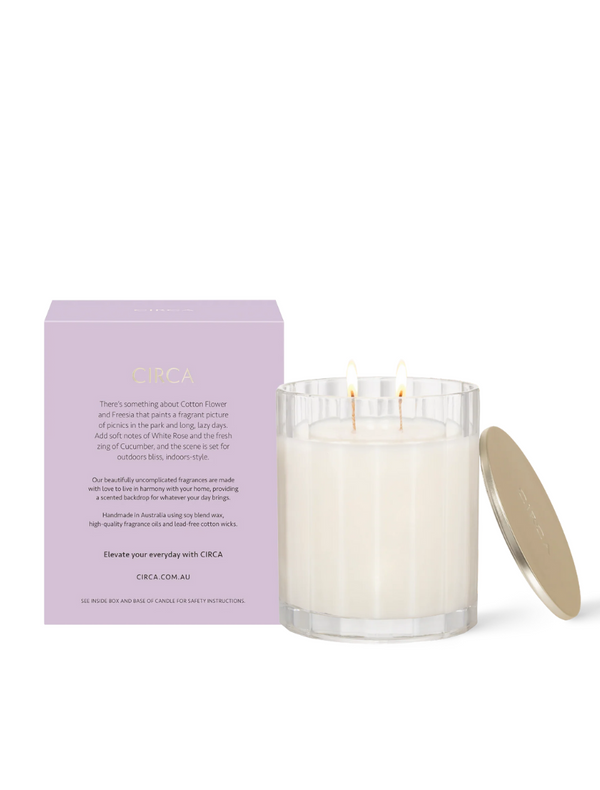 CIRCA Cotton Flower and Freesia Candle 350G Zjoosh