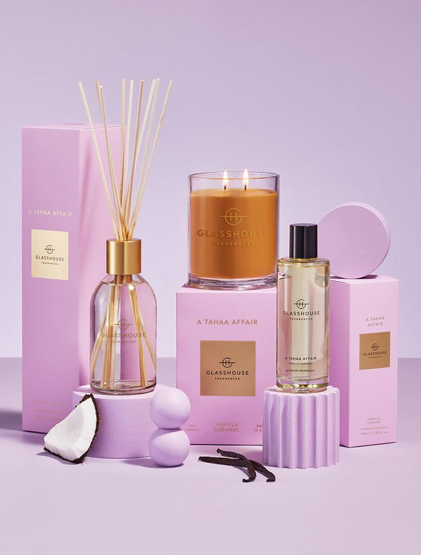 Glasshouse Fragrances A Tahaa Affair Candle 380g Zjoosh