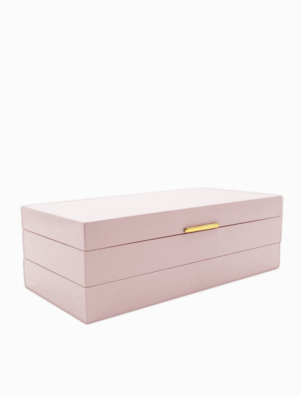 Stacking Pink Lacquered Jewellery Box Zjoosh