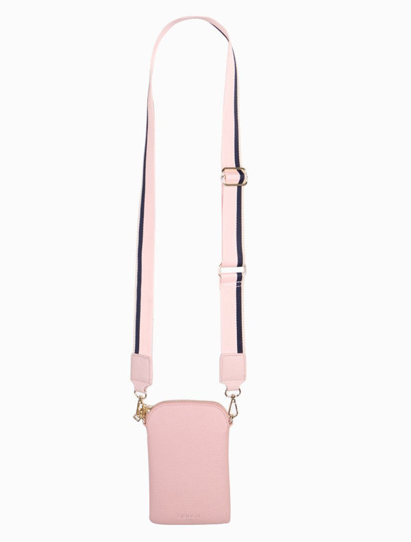 ASBEFORE Women’s Soft PU Crossbody Purse With Tassel – Stylish Shoulder Bag In Pink (Small)