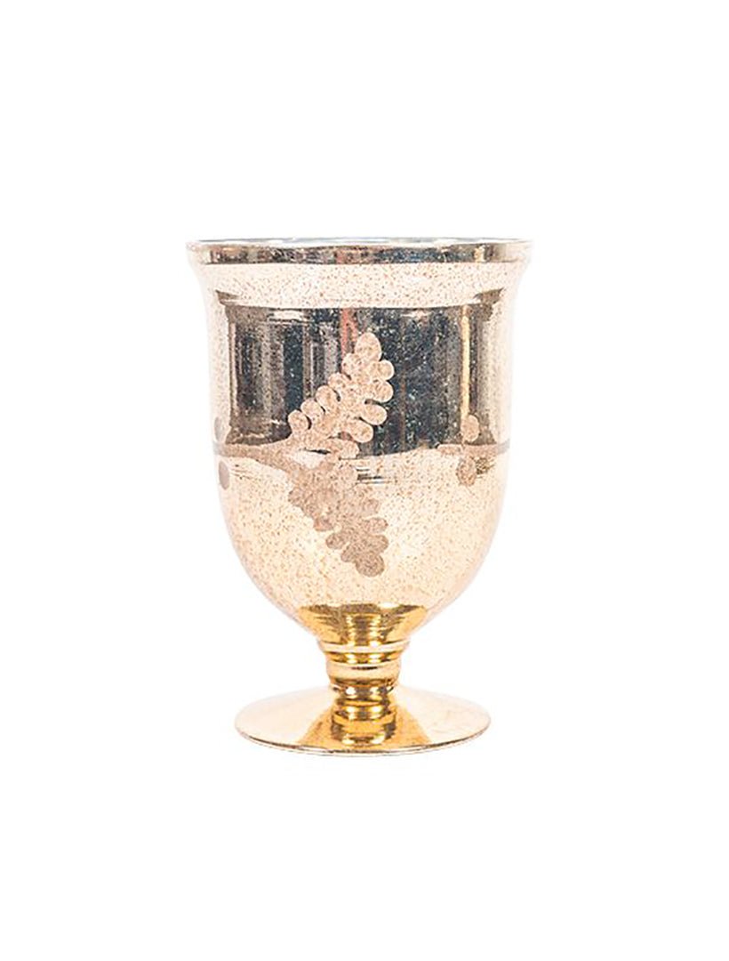 Burnished Etched Votive Gold Small - Zjoosh