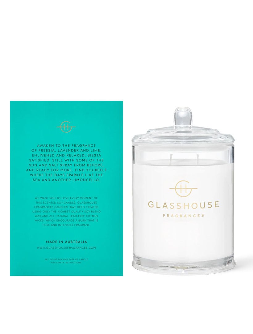 Glasshouse Fragrance Lost In Amalfi Candle 380G - Zjoosh