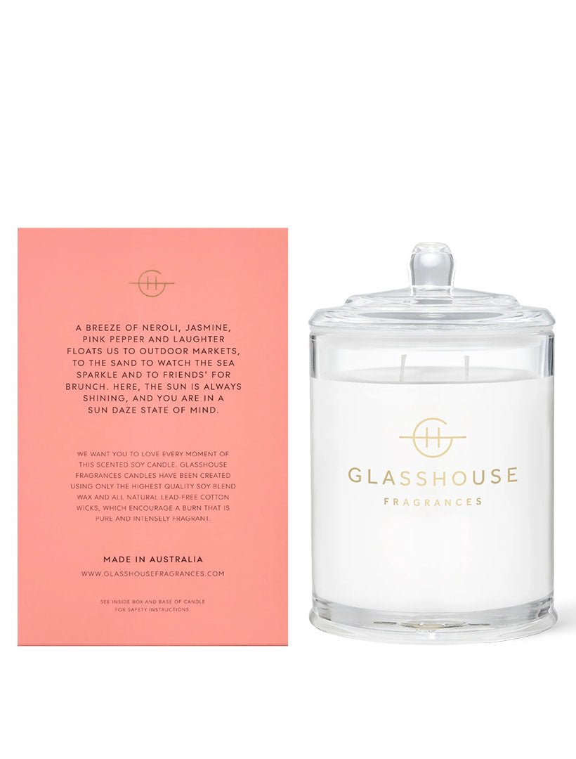 Glasshouse Fragrance Sydney Sundays Candle 380G - Zjoosh