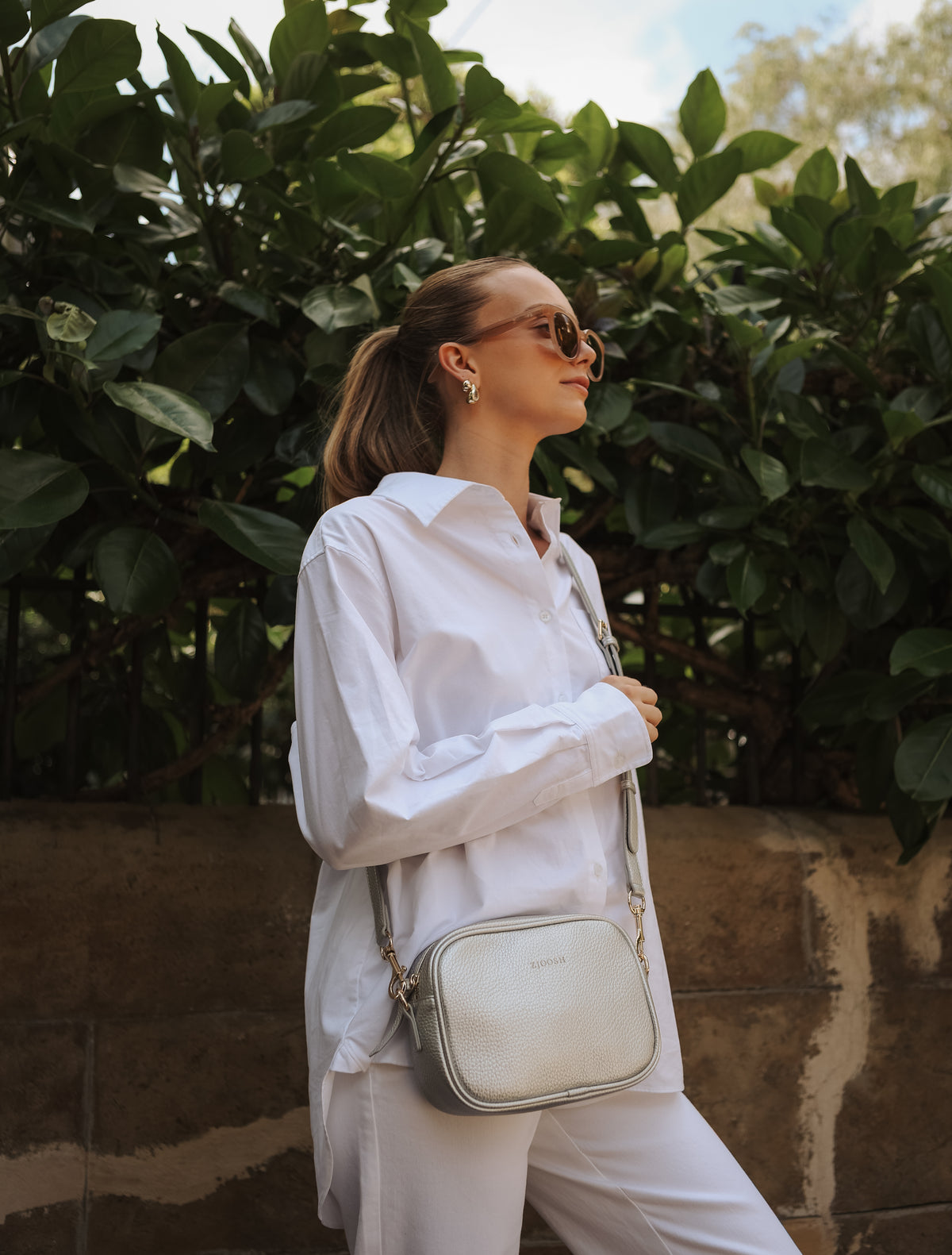 Ruby Sports Cross Body Bag Silver