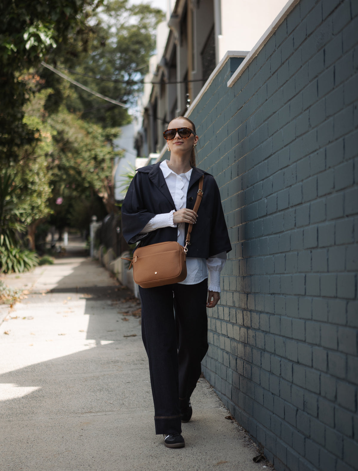 Leah Cross Body Bag Tan