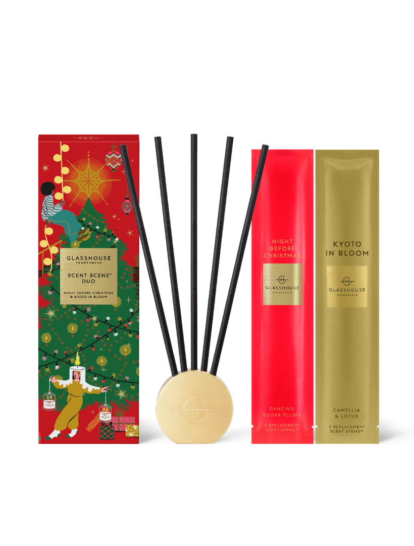 Glasshouse Scent Scene Duo Night Before Christmas and Kyoto In Bloom- FINAL SALE