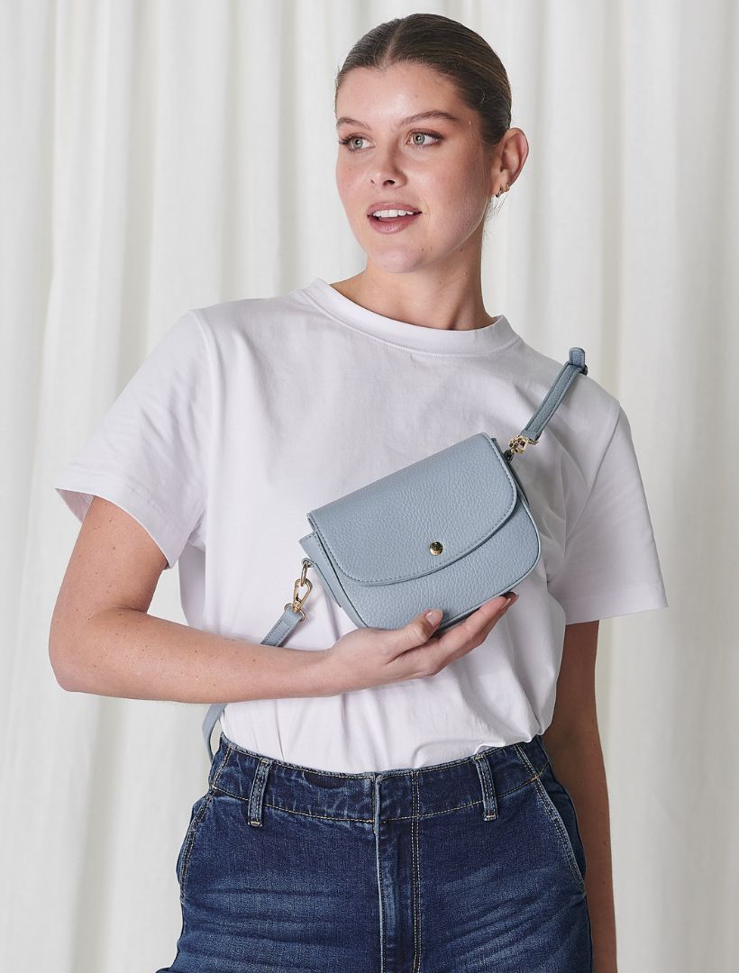 Posy Cross Body Bag Dusty Blue