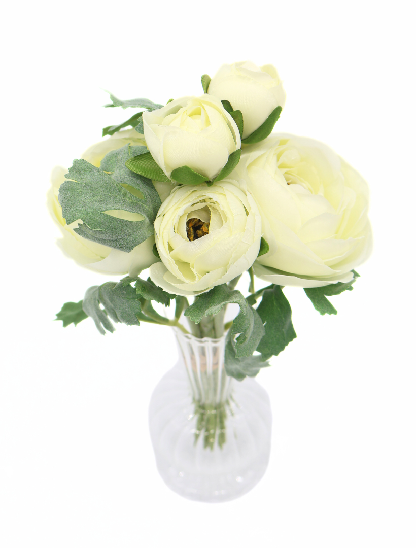 Rannunculus Bouquet White