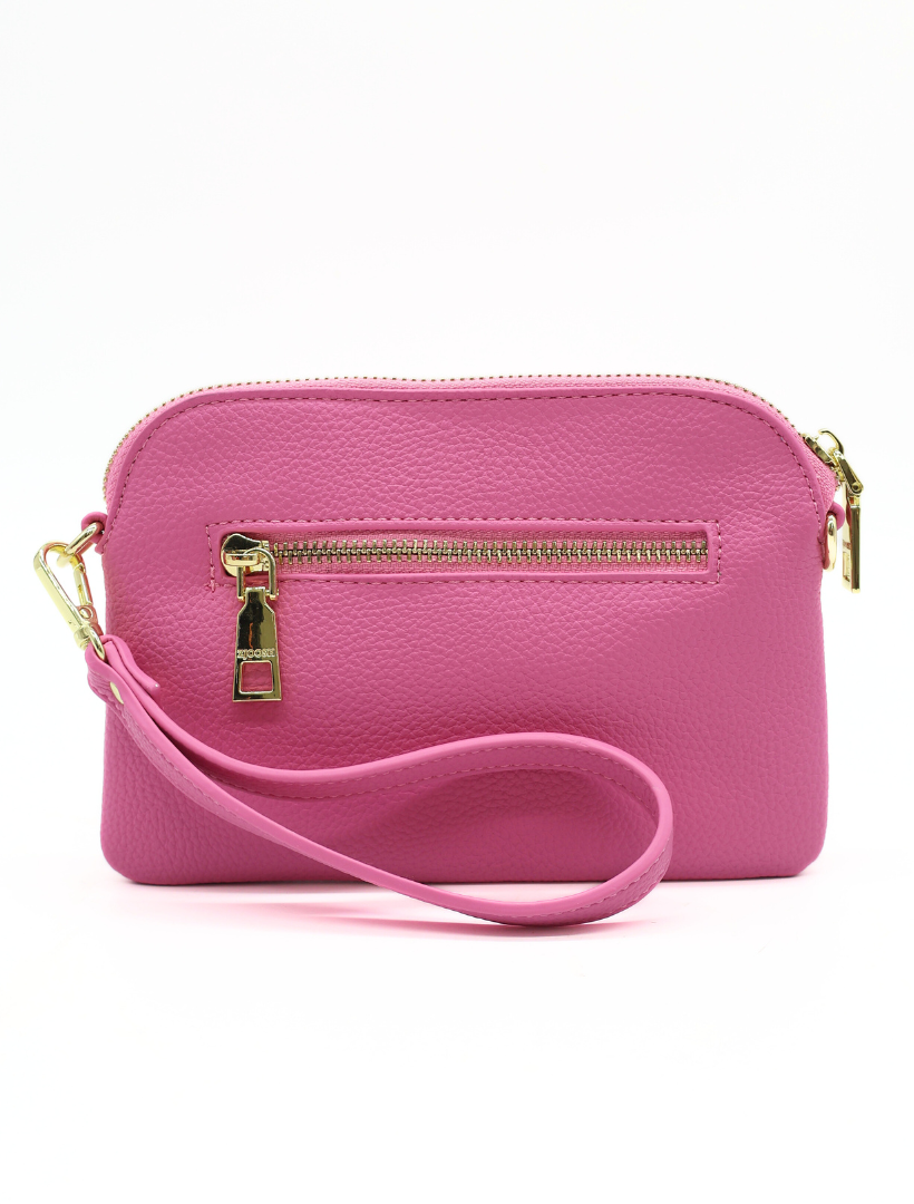 Missy Hugo Cross Body Bag Bright Pink - Zjoosh