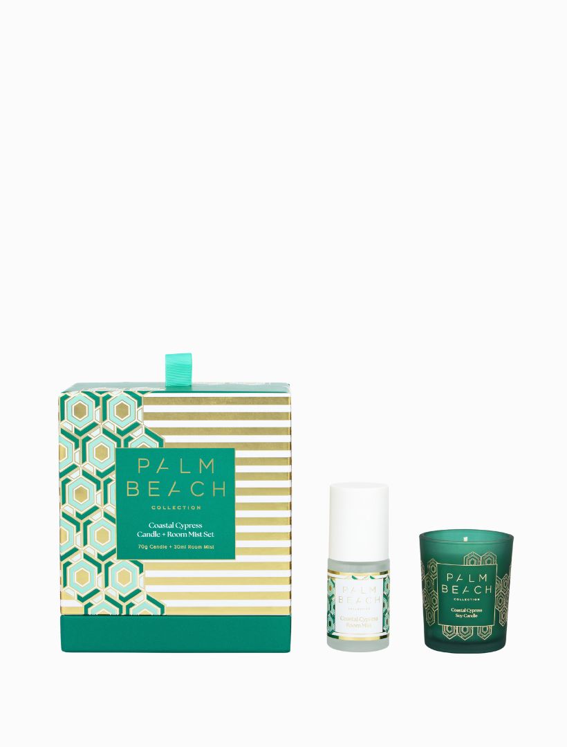 Palm Beach Candle Room Mist Set Coastal Cypress