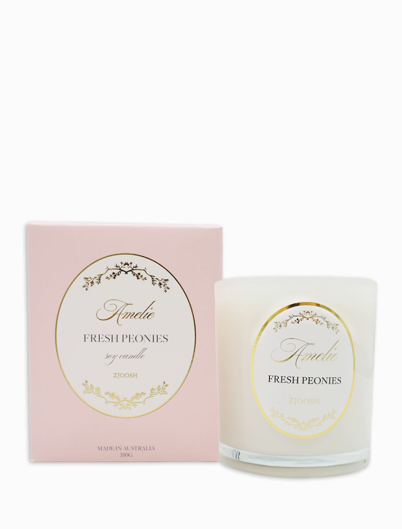 Zjoosh Candle Amelie Fresh Peonies - Zjoosh