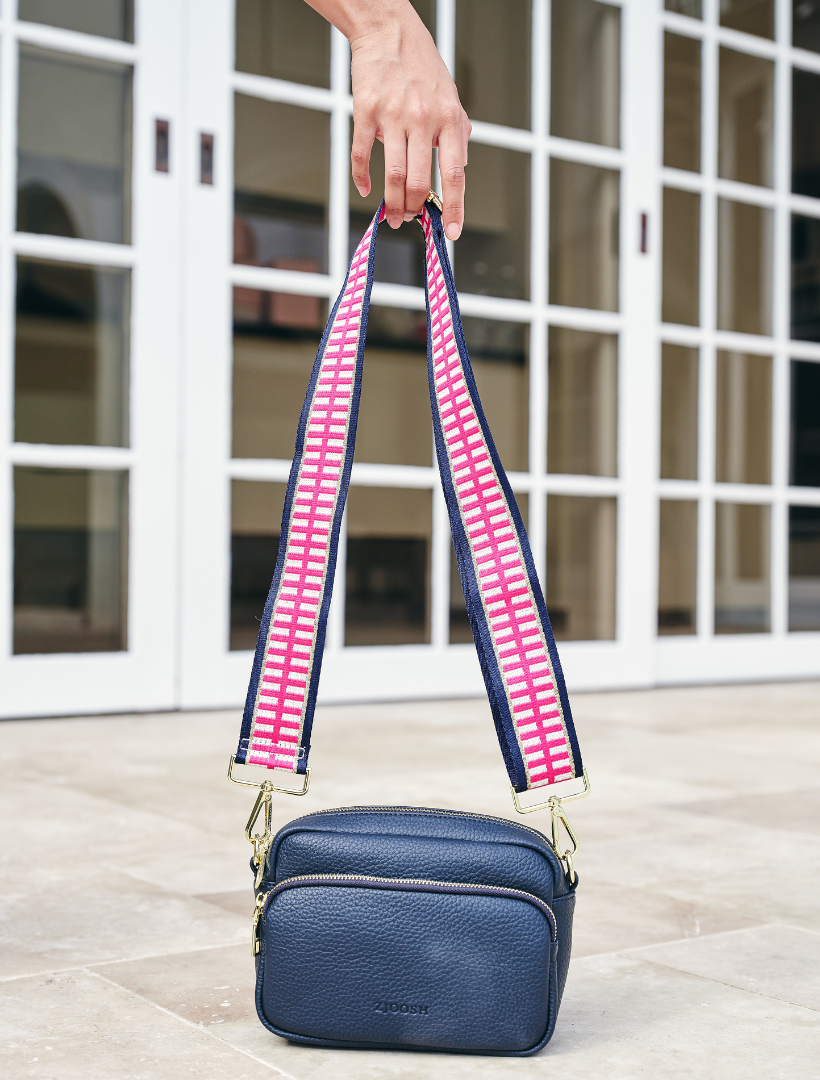 Riley Cross Body Bag Navy Zjoosh