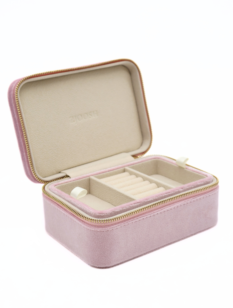 Rectangle Jewellery Case Pink