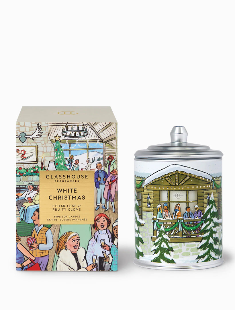 GF Candle White Christmas X26 380g