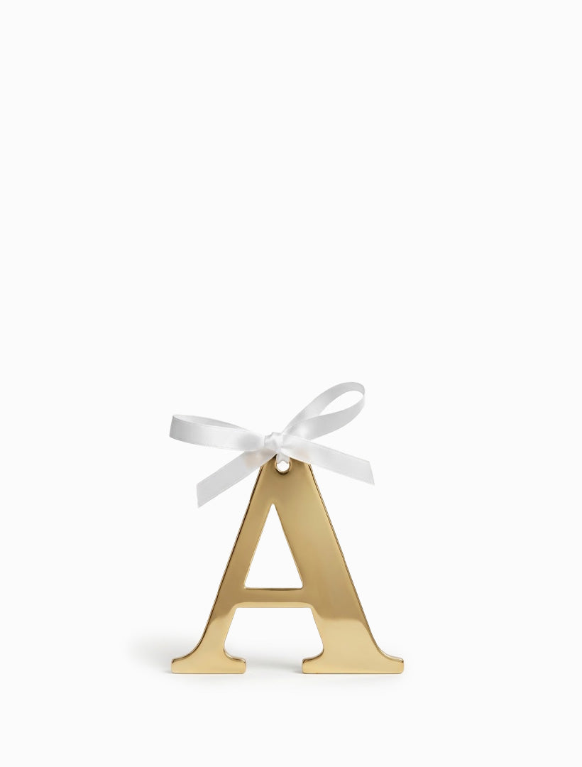 Hanging Letter A Gold