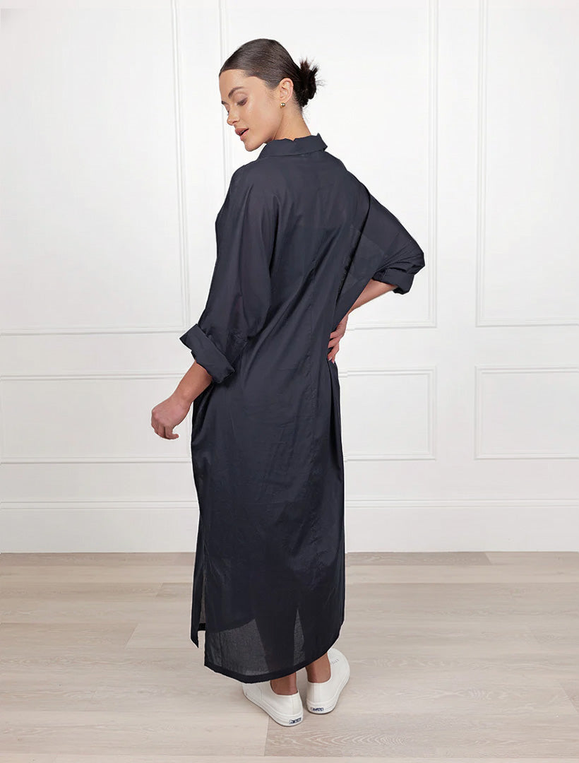 Aiko Dress Navy