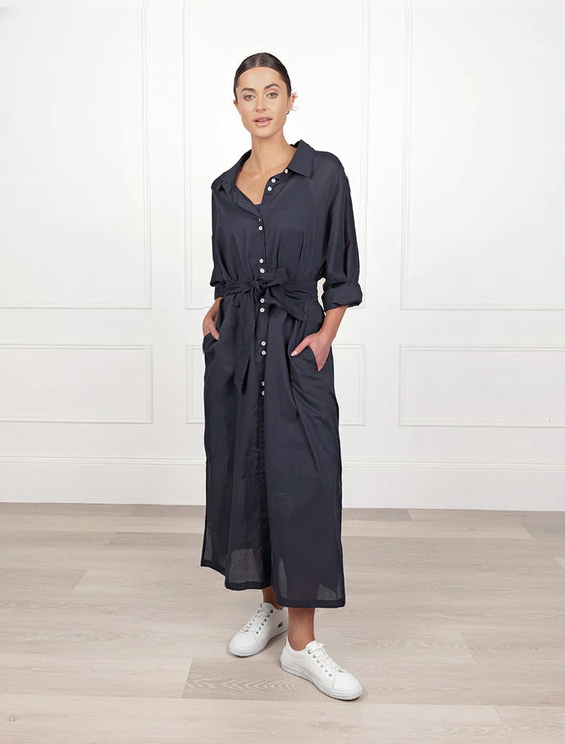 Aiko Dress Navy