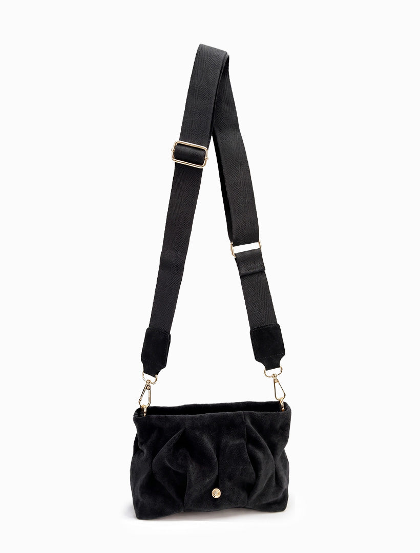 Annabel Eco Suede Bag Black