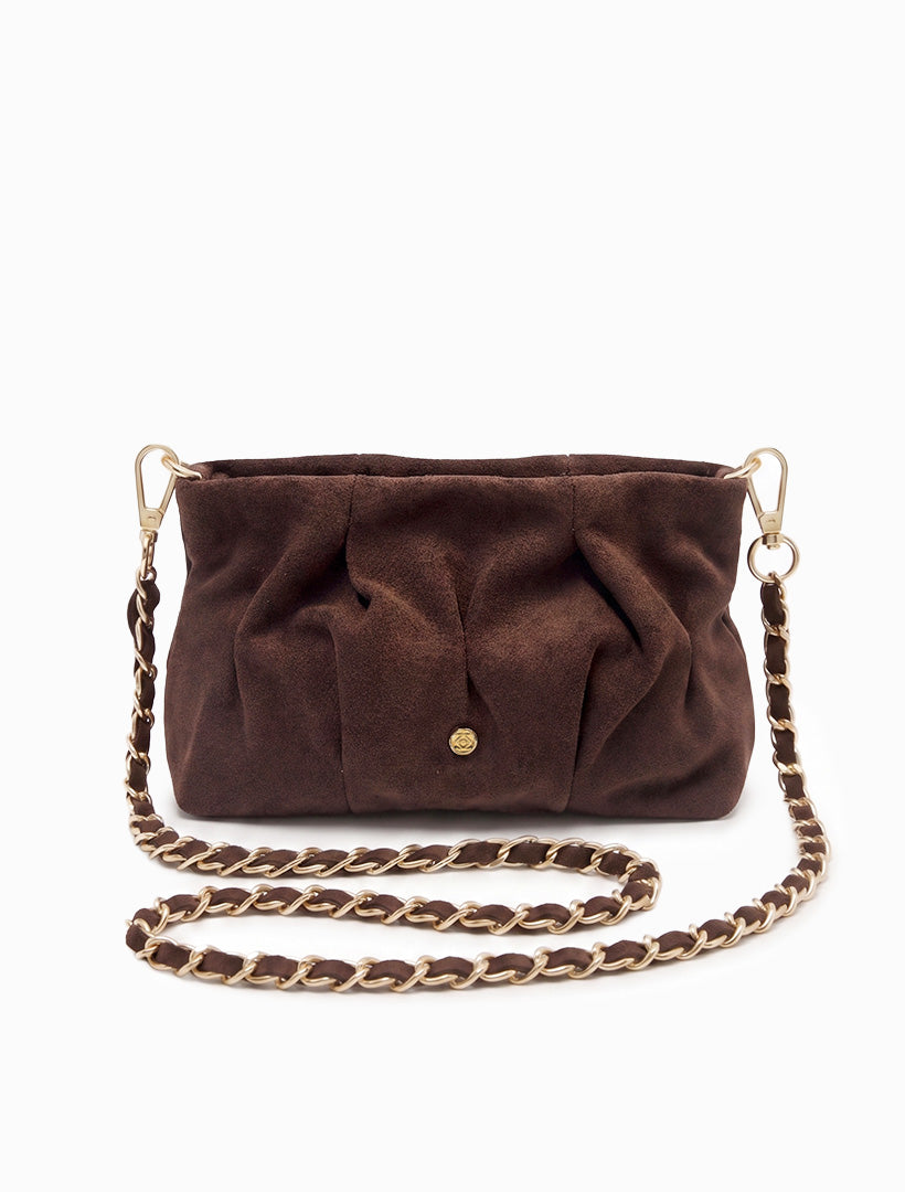 Annabel Eco Suede Bag Chocolate