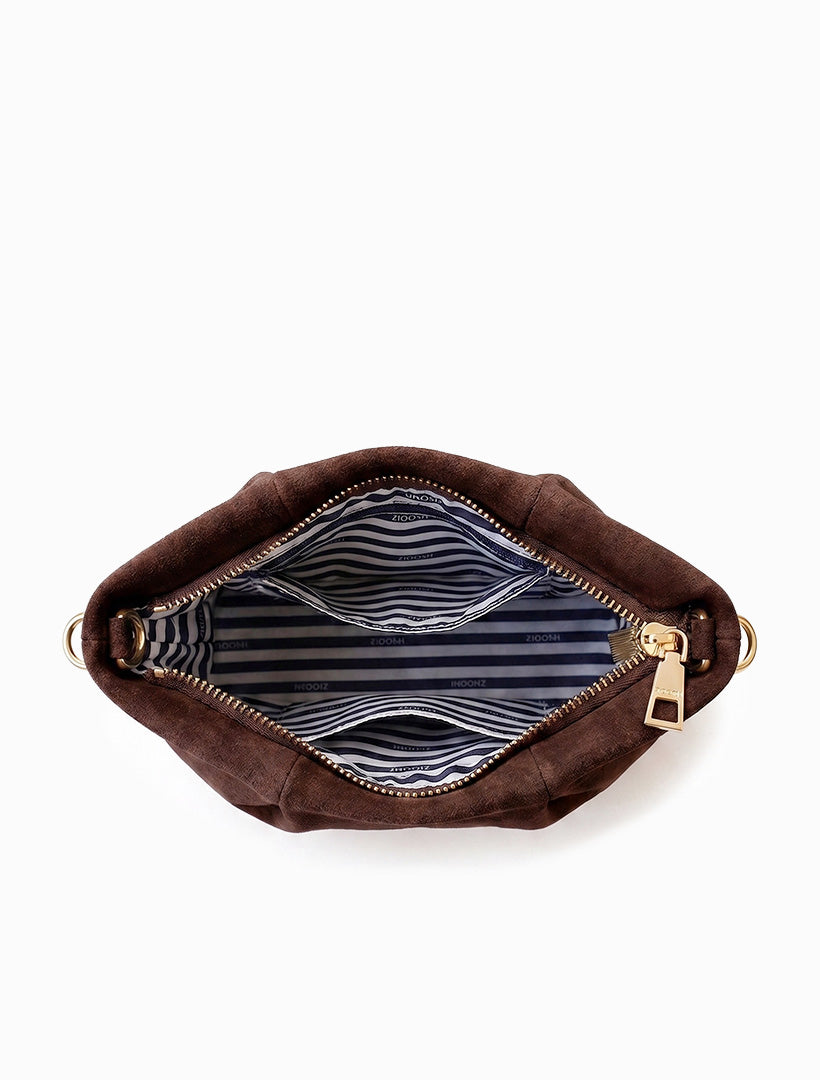 Annabel Eco Suede Bag Chocolate