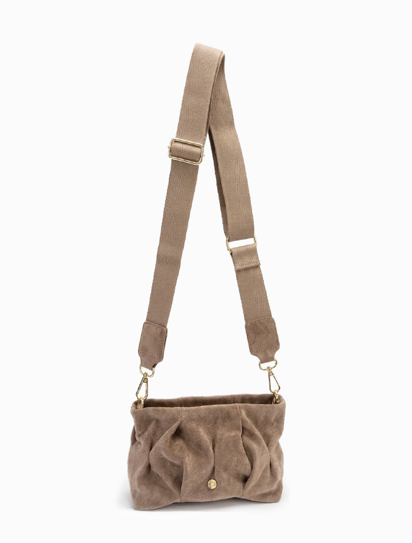 Annabel Eco Suede Bag Tan