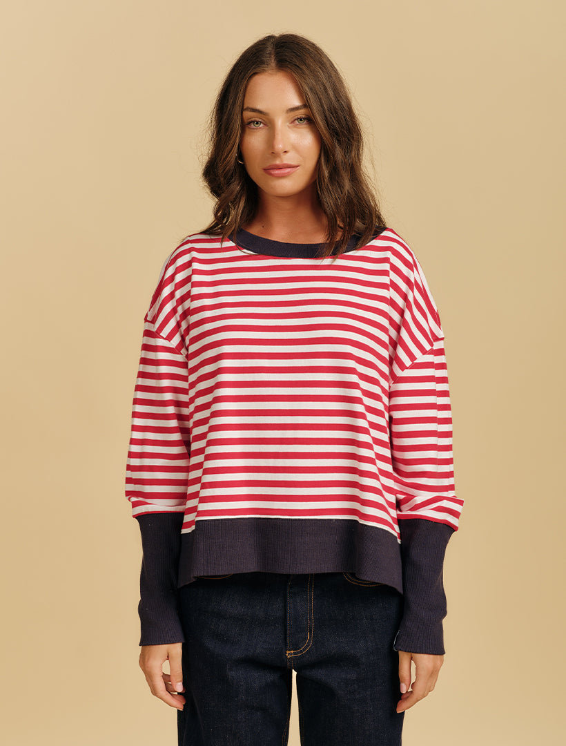 Arrowtown Sweatshirt Red