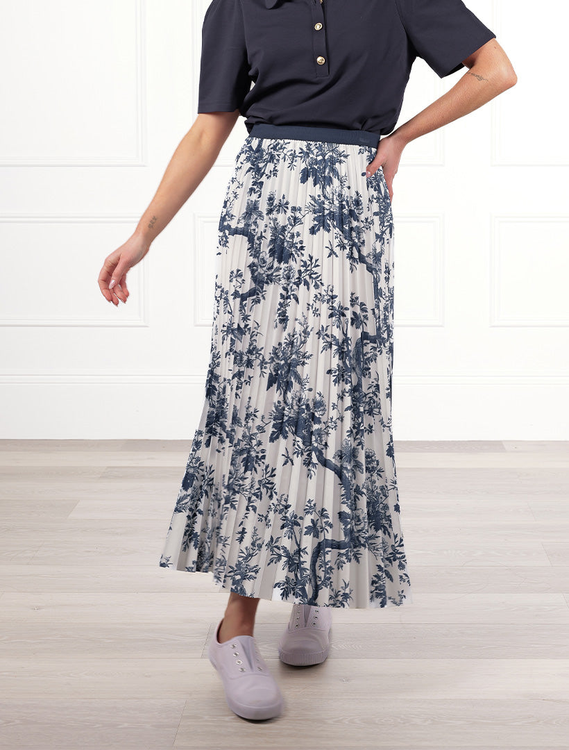 Toile Skirt Navy