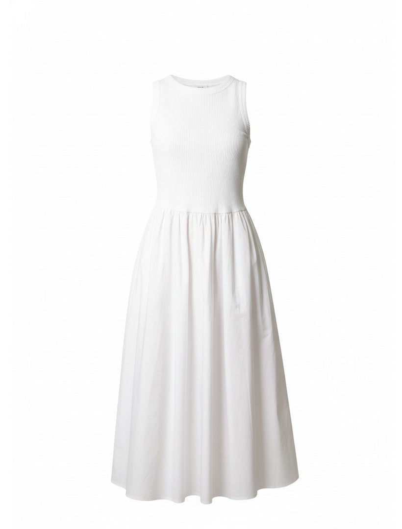 Raven Cotton Dress White