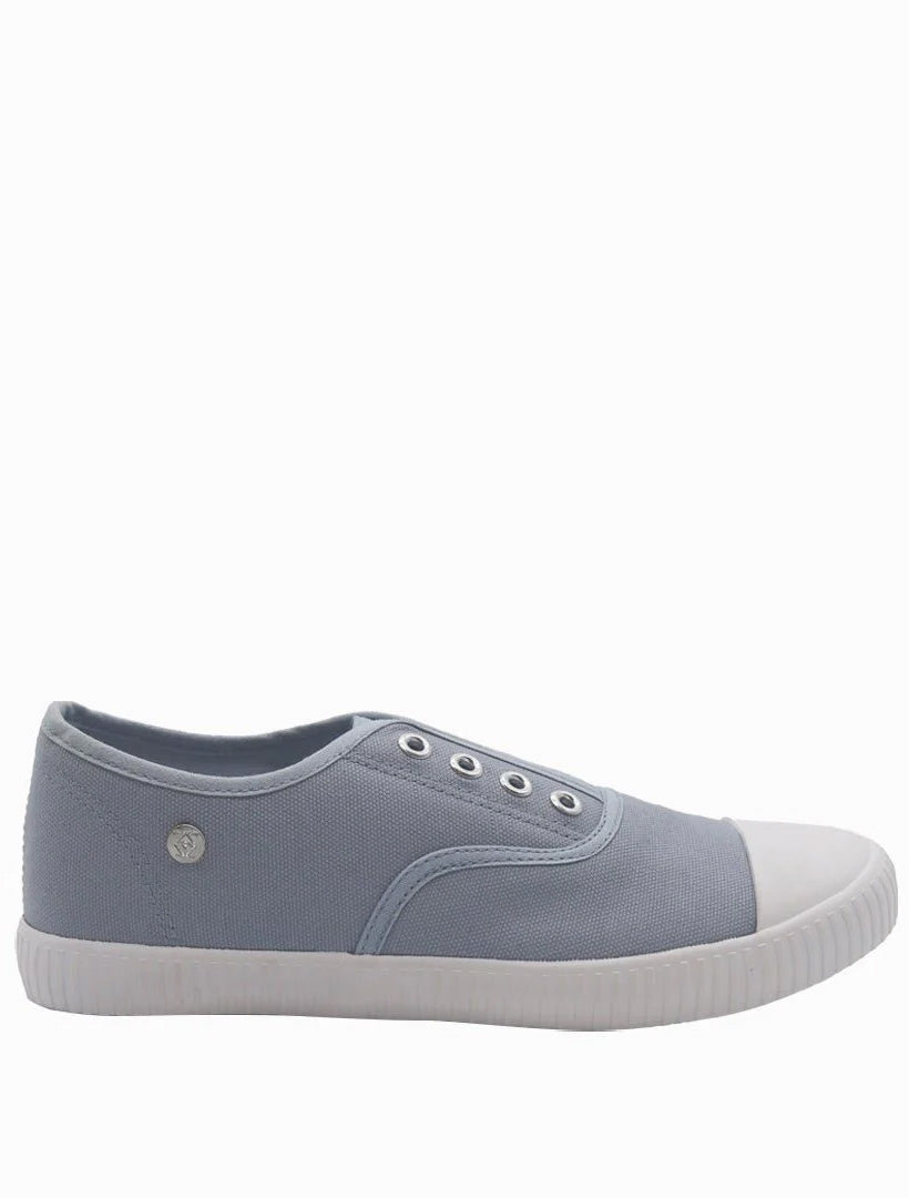 The Penny Plimsole Light Blue - FINAL SALE