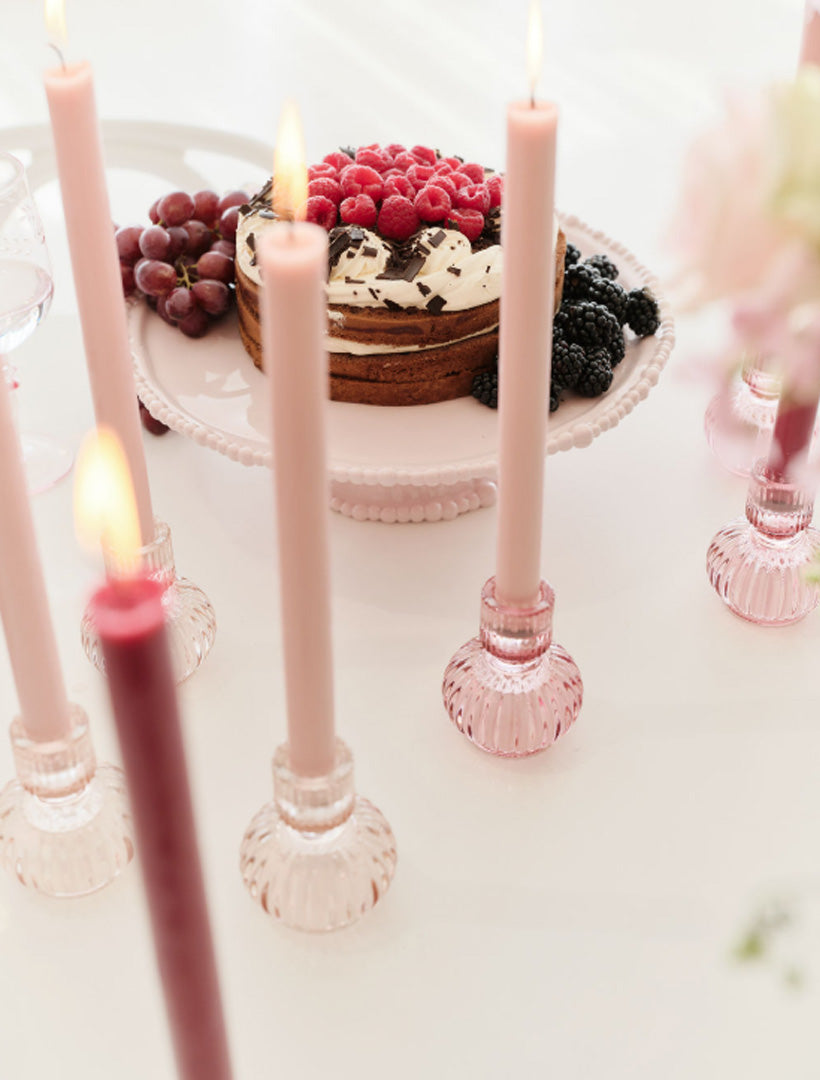 Jolie Fleur Crystal Coupes Clear