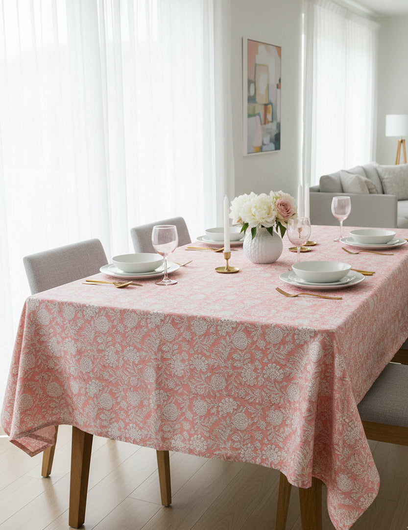 Chandini Tablecloth Peach 150cm x 320cm
