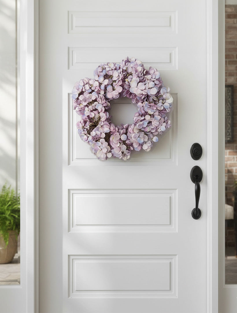 Hydrangea Wreath Lilac