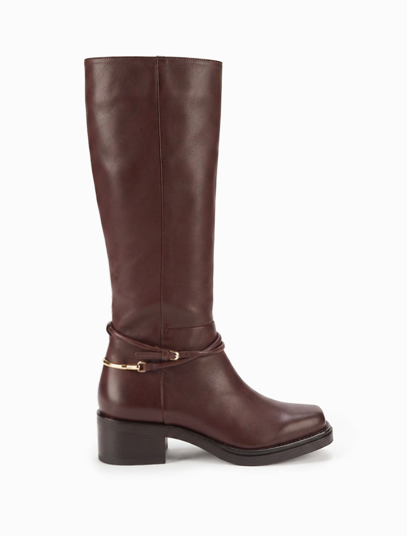 Thornton Long Boots Chocolate