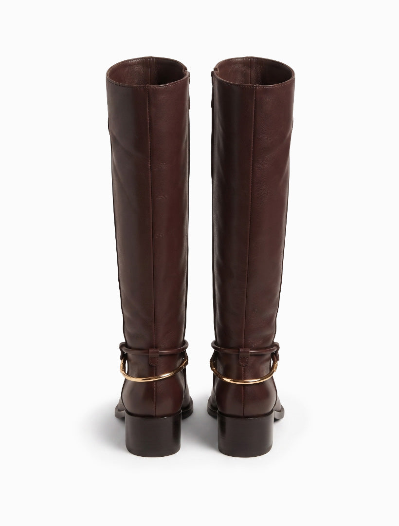 Thornton Long Boots Chocolate