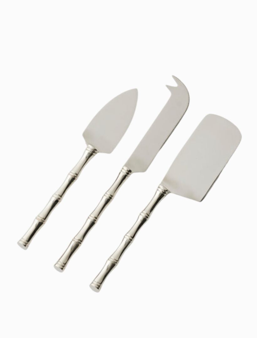 Front view - cheese knives set of 3