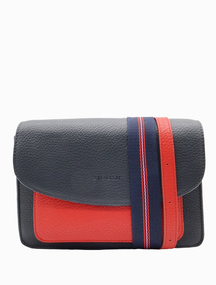 Bella Bag Navy Red