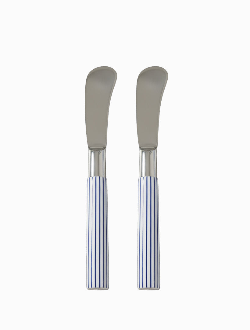 St Tropez Blue and White Spreader Set