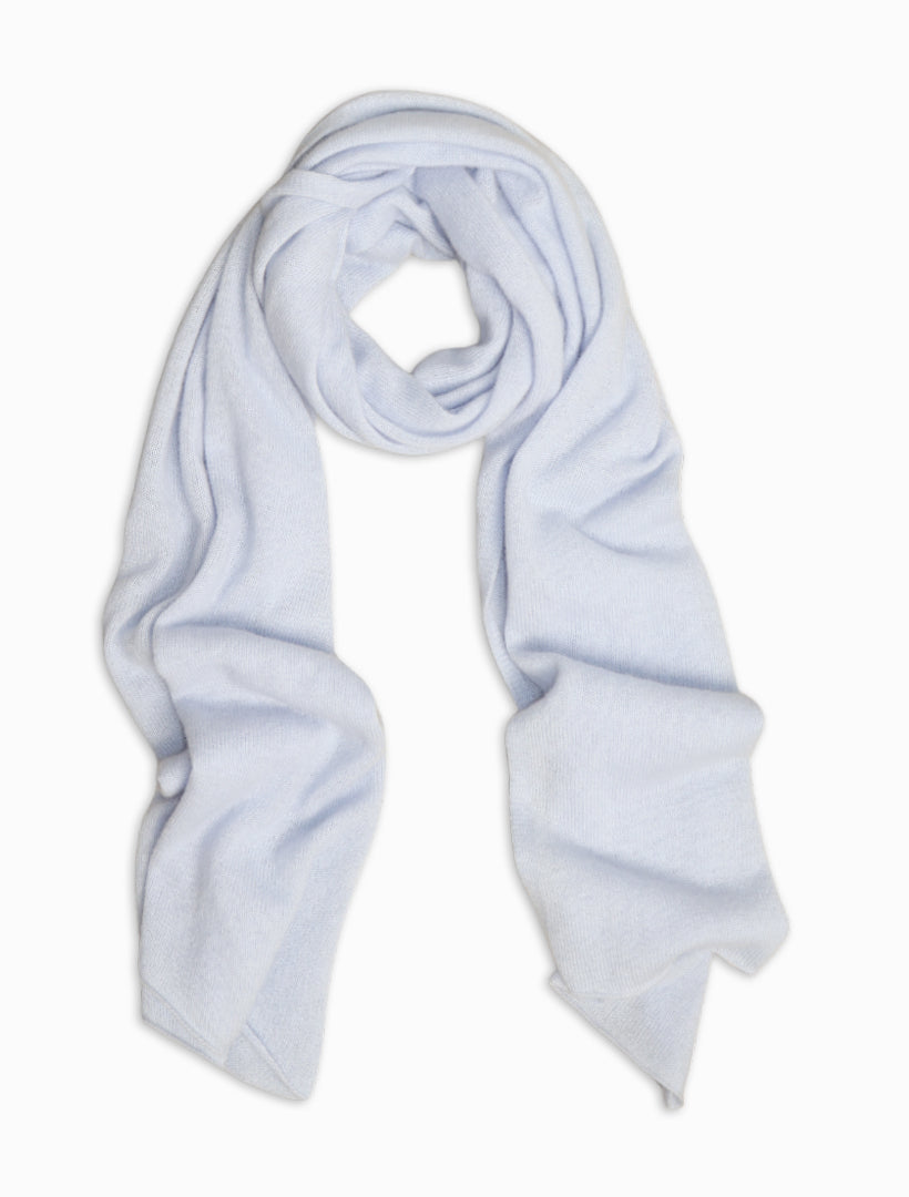 Cashmere Scarf Pale Blue