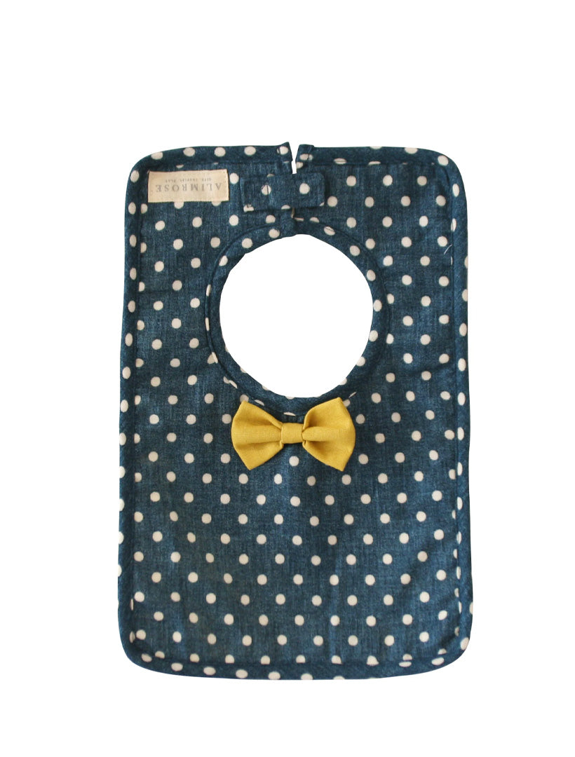 Bow Tie Bib Ocean Blue