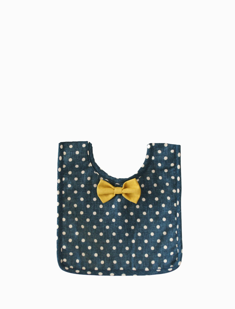 Bow Tie Bib Ocean Blue