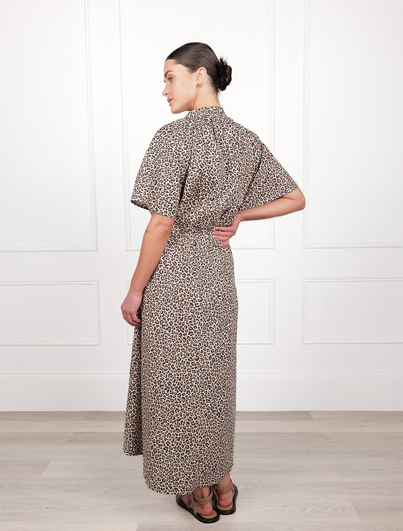 Butterfly Dress Leopard Free Size