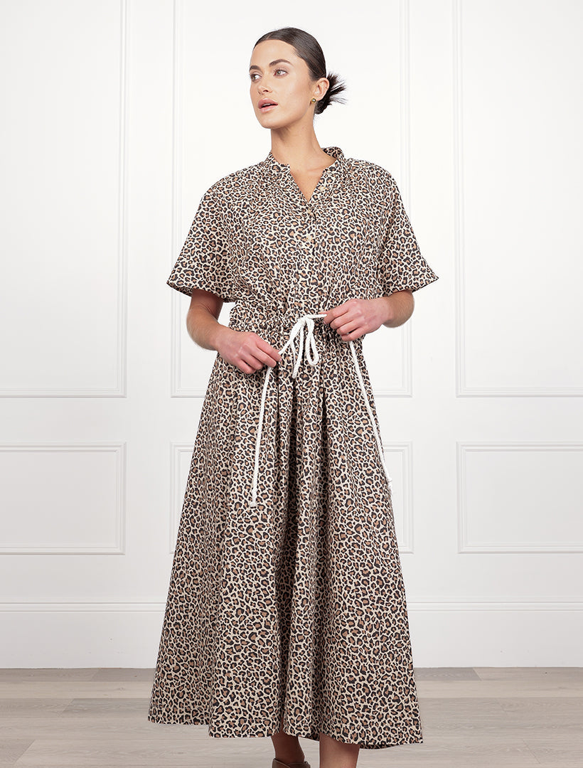 Butterfly Dress Leopard Free Size