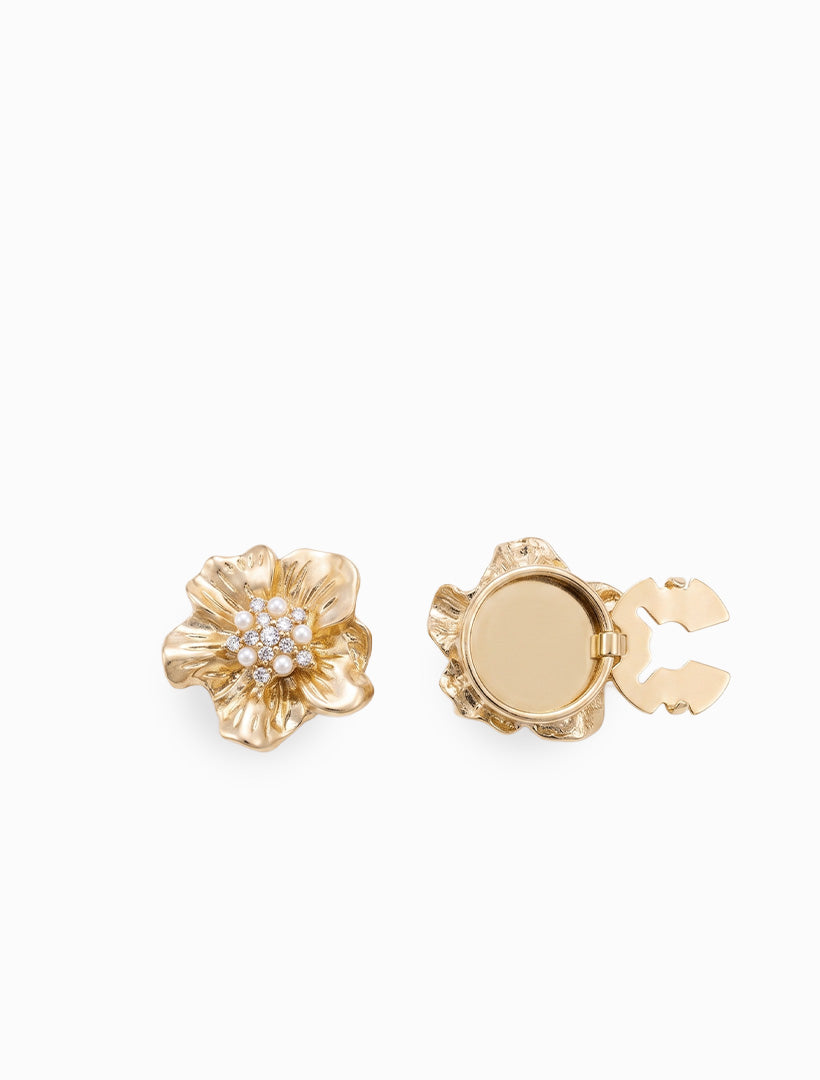 Camellia Button Cover Set of 2