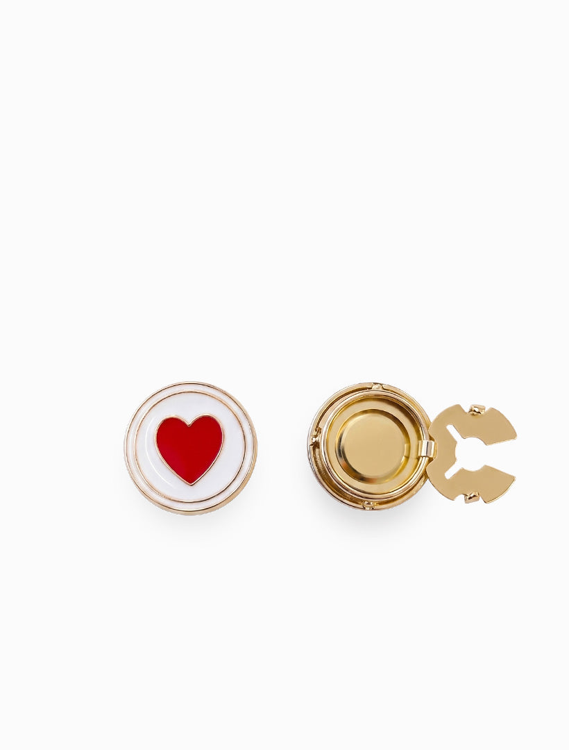 Heart on My Sleeve Button Cover Set of 2
