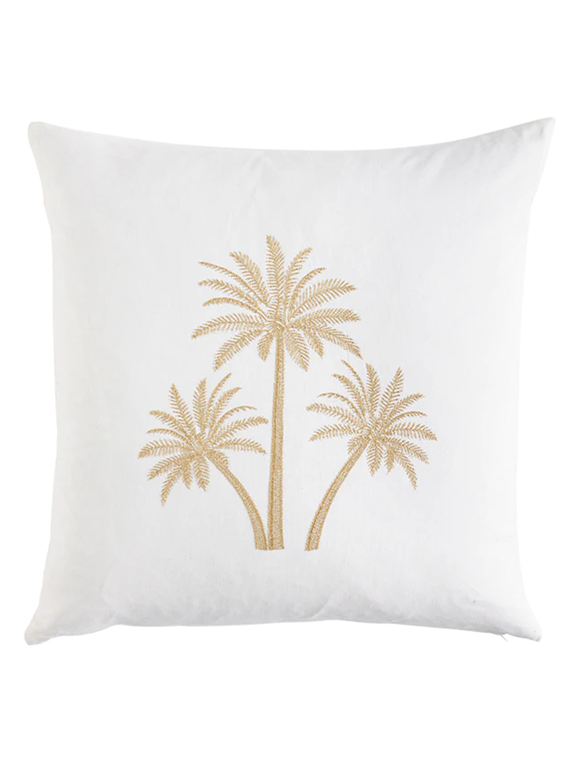 Coco Palm Blanc Cushion 50cm x 50cm