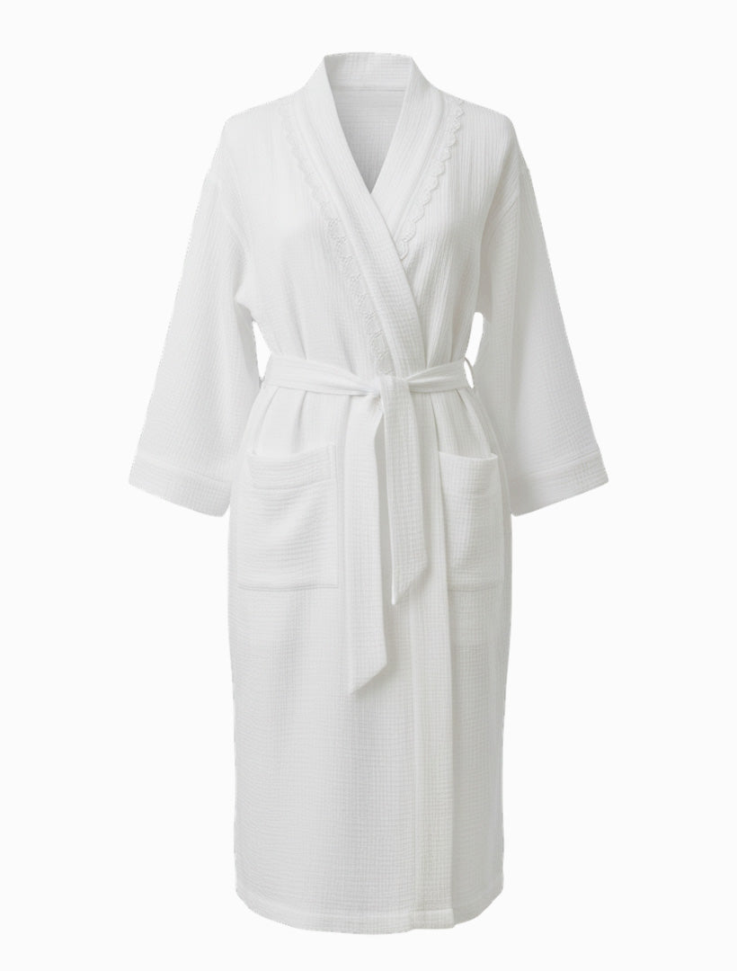 Camille Robe White Free Size