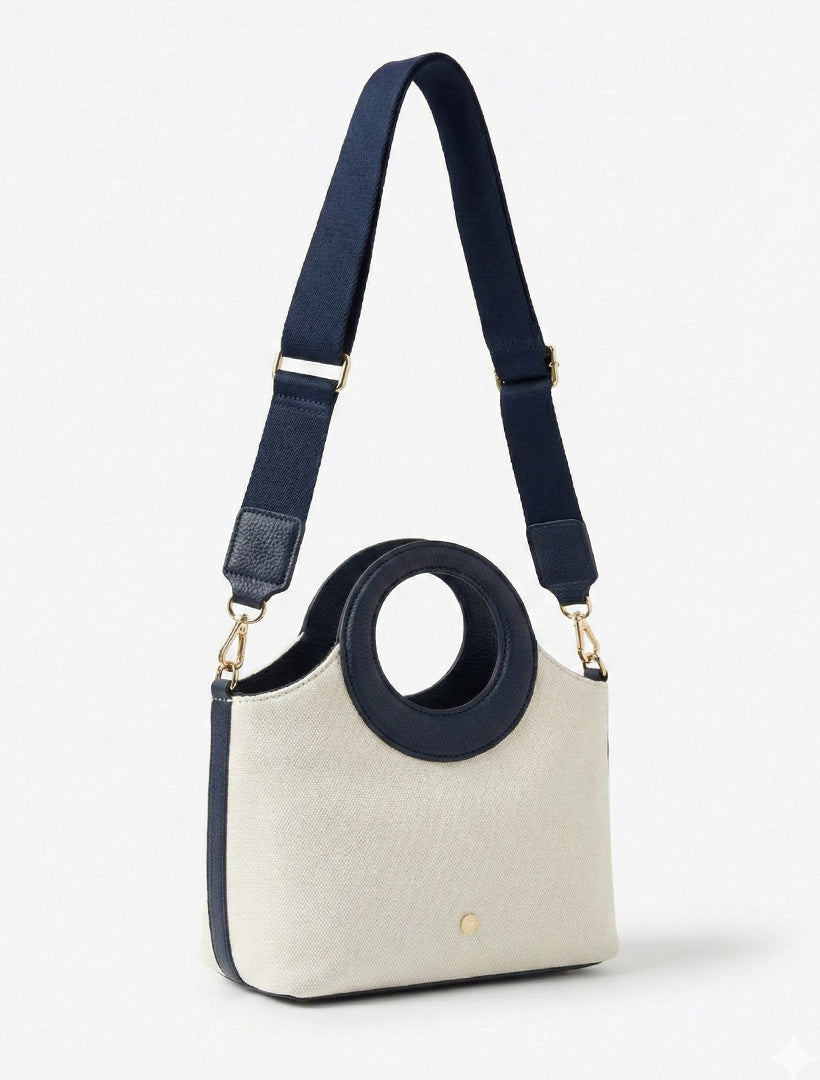 Candice Bag White Navy